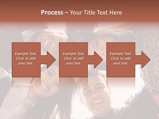 A Group Of People Standing Together In A Circle PowerPoint Template