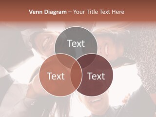 A Group Of People Standing Together In A Circle PowerPoint Template