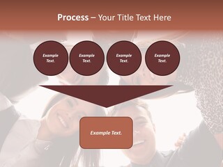 A Group Of People Standing Together In A Circle PowerPoint Template