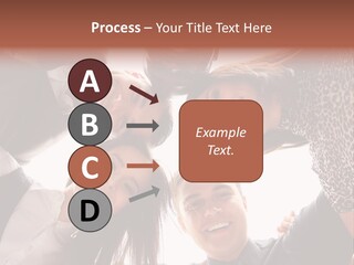 A Group Of People Standing Together In A Circle PowerPoint Template