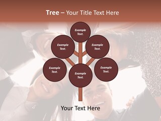 A Group Of People Standing Together In A Circle PowerPoint Template