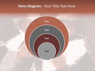 A Group Of People Standing Together In A Circle PowerPoint Template