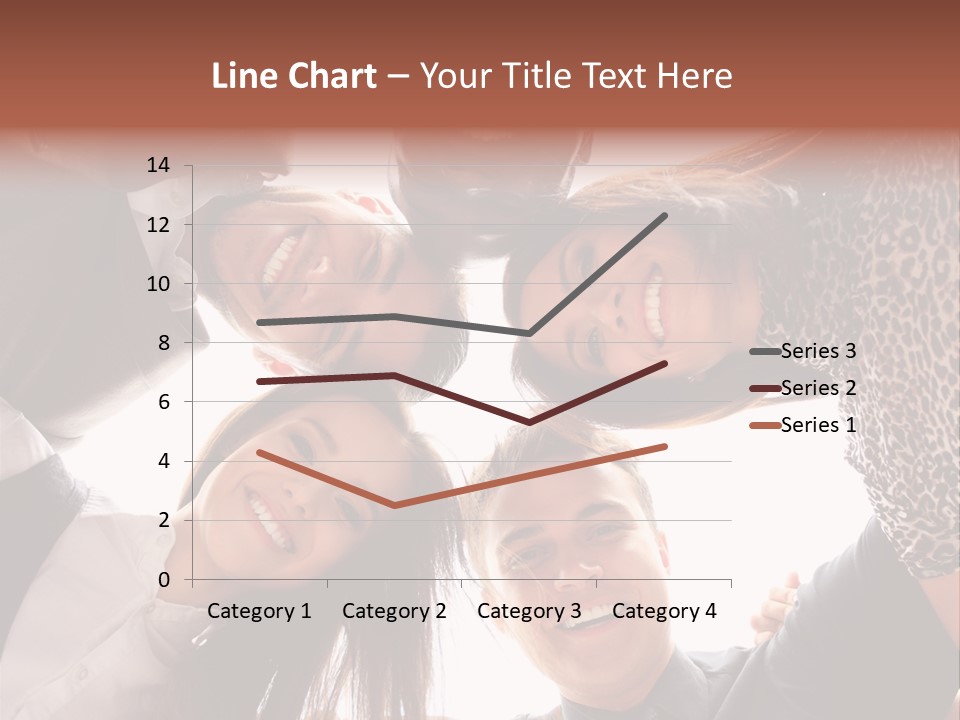 A Group Of People Standing Together In A Circle PowerPoint Template