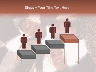 A Group Of People Standing Together In A Circle PowerPoint Template