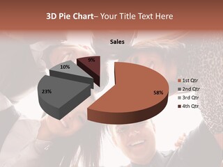 A Group Of People Standing Together In A Circle PowerPoint Template