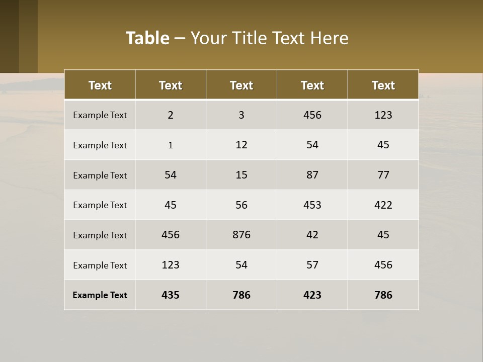 A Woman Is Sitting On The Beach At Sunset PowerPoint Template