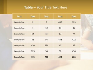 A Group Of People Sitting Around A Conference Table PowerPoint Template