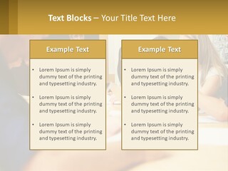 A Group Of People Sitting Around A Conference Table PowerPoint Template