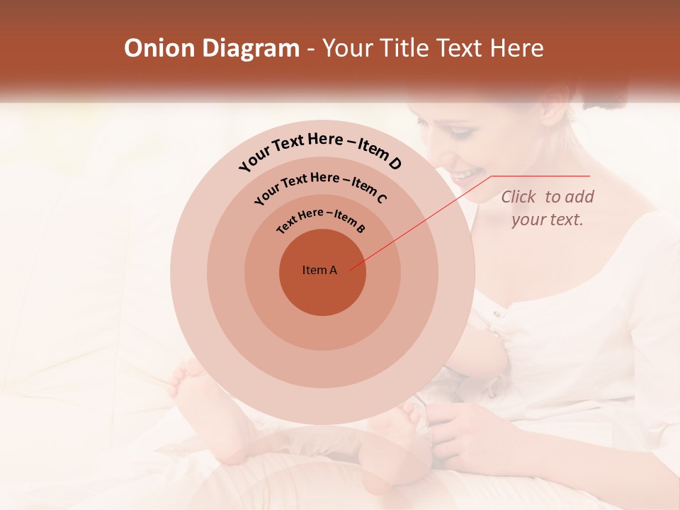 A Woman Holding A Baby While Looking At A Tablet PowerPoint Template