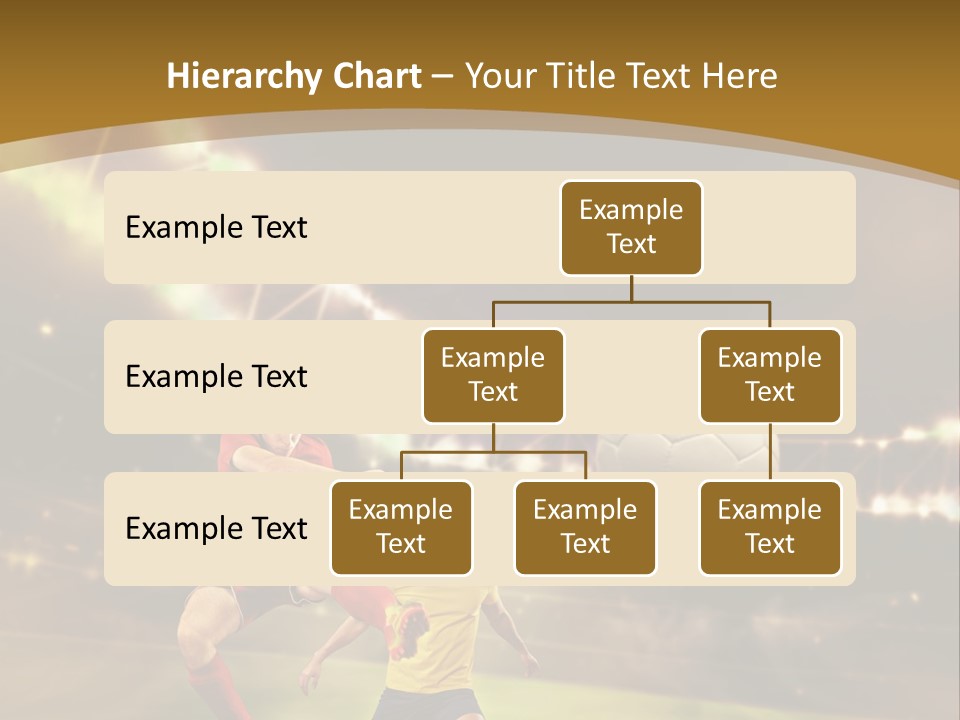 Two Soccer Players Kicking A Soccer Ball On A Field PowerPoint Template