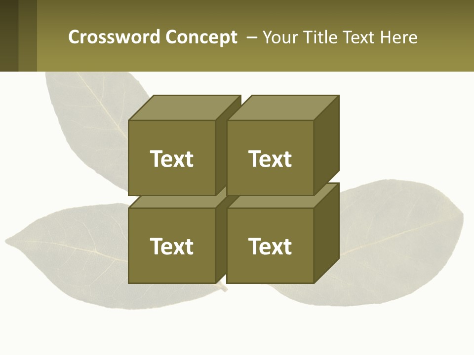 A Green Leaf Powerpoint Presentation Is Shown PowerPoint Template