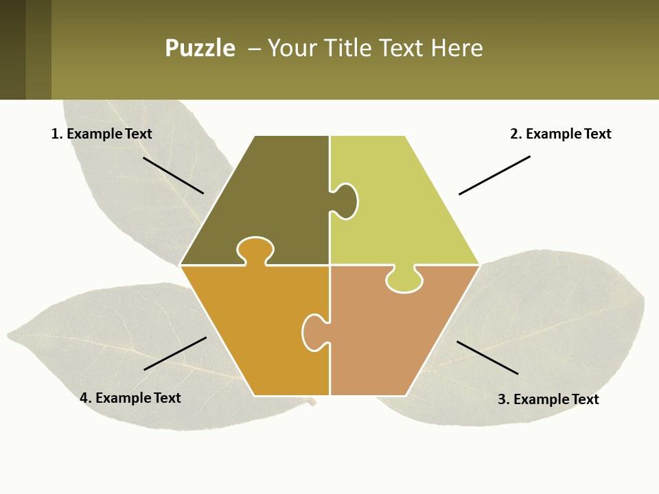 A Green Leaf Powerpoint Presentation Is Shown PowerPoint Template