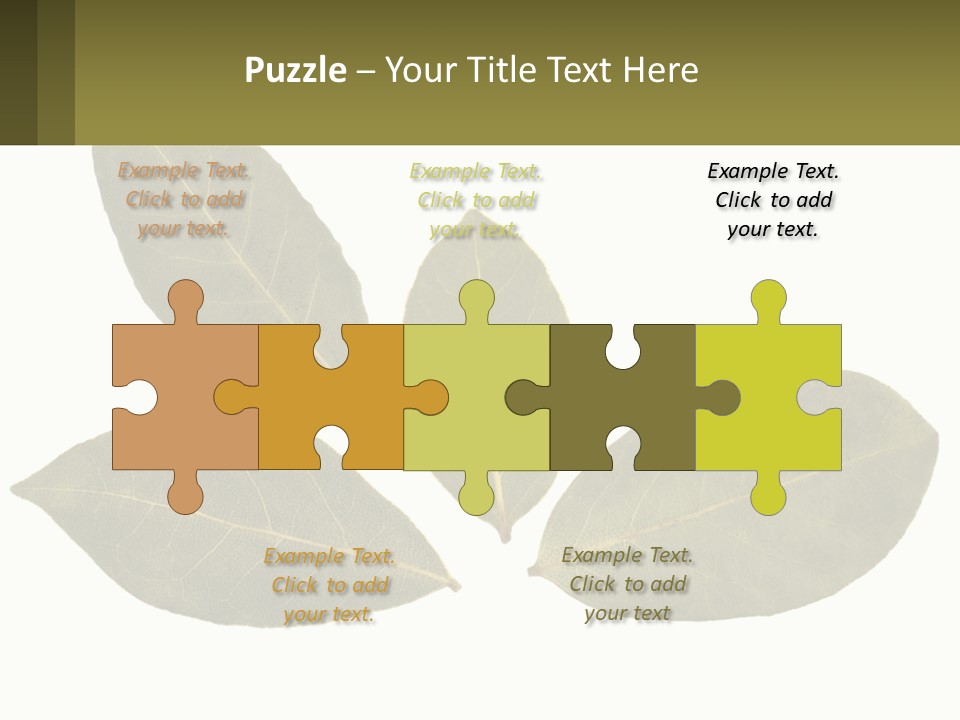 A Green Leaf Powerpoint Presentation Is Shown PowerPoint Template