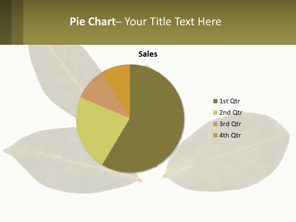 A Green Leaf Powerpoint Presentation Is Shown PowerPoint Template