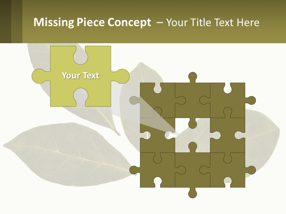 A Green Leaf Powerpoint Presentation Is Shown PowerPoint Template