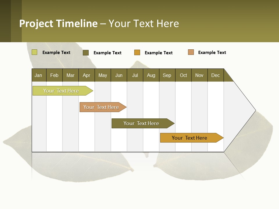 A Green Leaf Powerpoint Presentation Is Shown PowerPoint Template