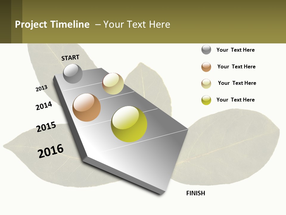 A Green Leaf Powerpoint Presentation Is Shown PowerPoint Template