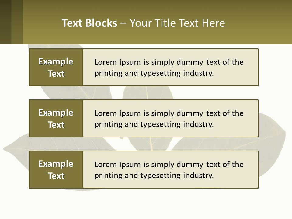 A Green Leaf Powerpoint Presentation Is Shown PowerPoint Template
