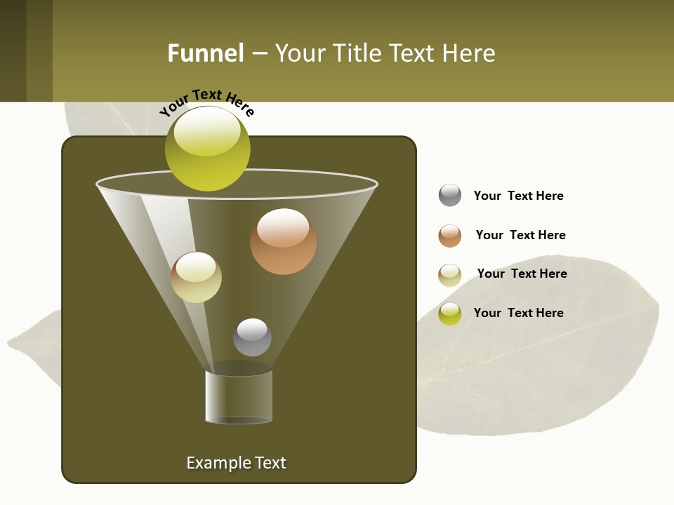 A Green Leaf Powerpoint Presentation Is Shown PowerPoint Template