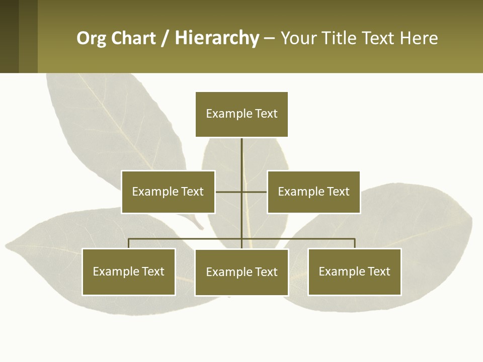 A Green Leaf Powerpoint Presentation Is Shown PowerPoint Template
