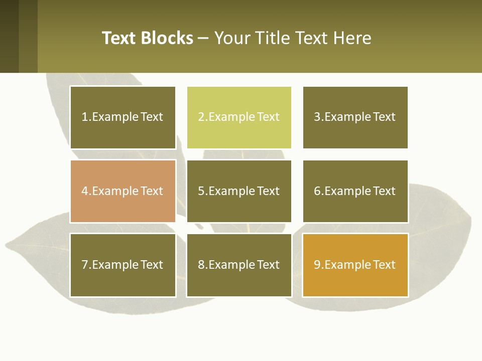 A Green Leaf Powerpoint Presentation Is Shown PowerPoint Template