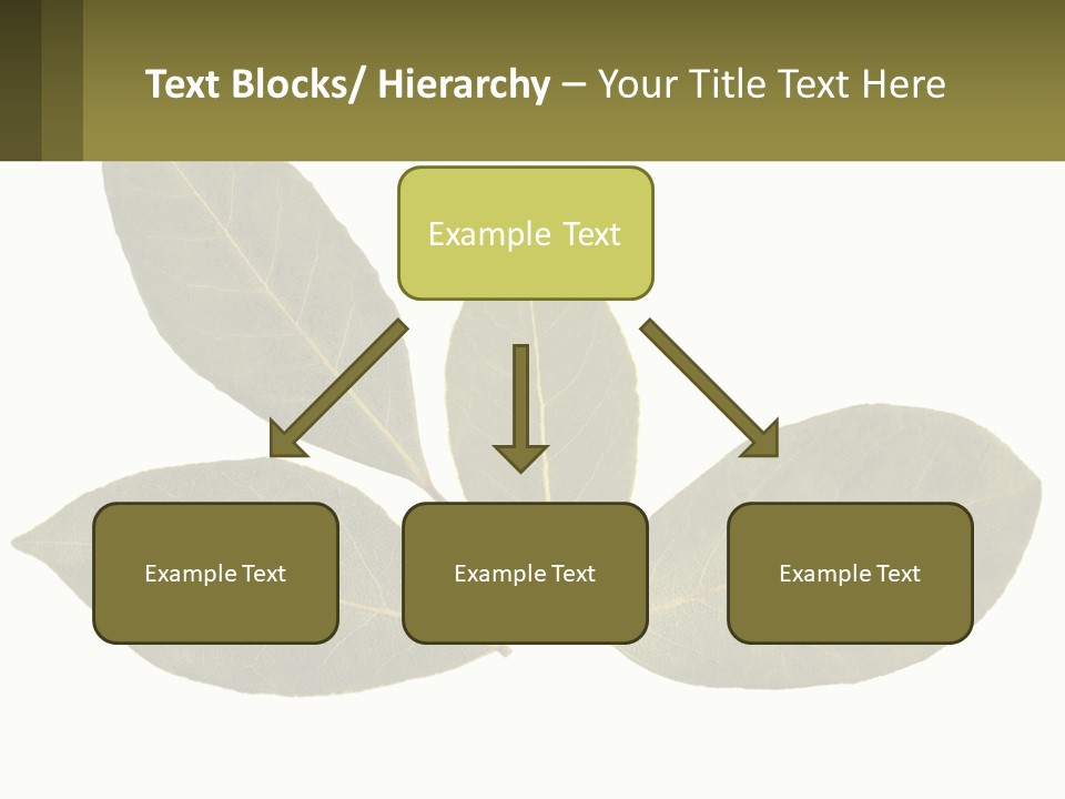 A Green Leaf Powerpoint Presentation Is Shown PowerPoint Template
