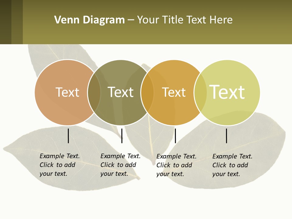 A Green Leaf Powerpoint Presentation Is Shown PowerPoint Template
