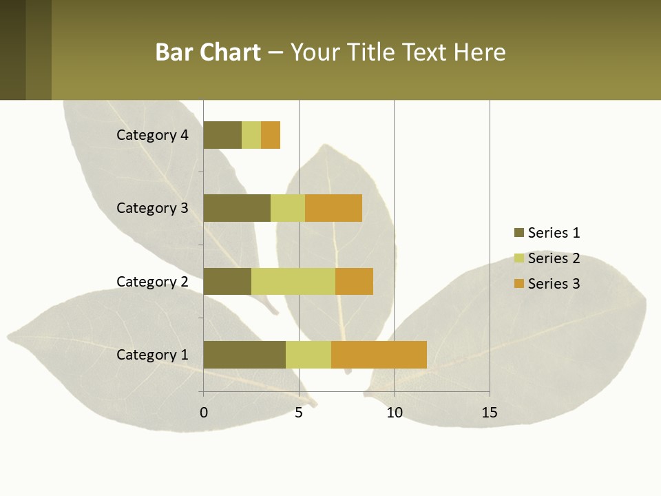A Green Leaf Powerpoint Presentation Is Shown PowerPoint Template