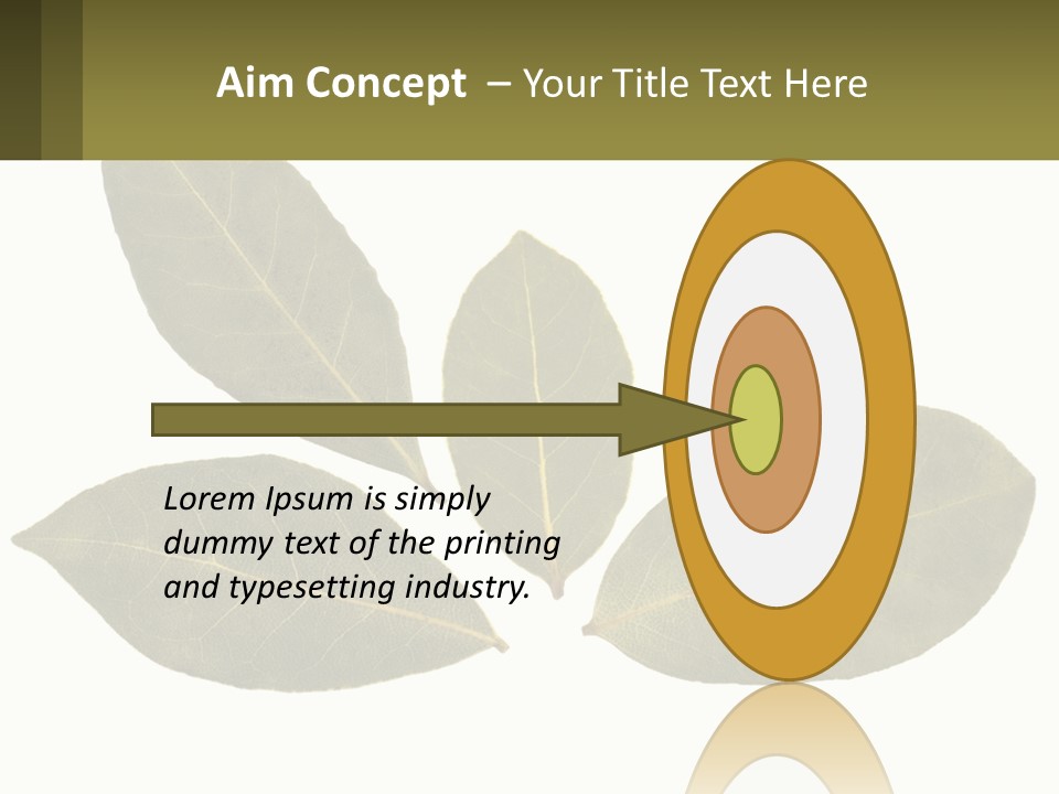 A Green Leaf Powerpoint Presentation Is Shown PowerPoint Template