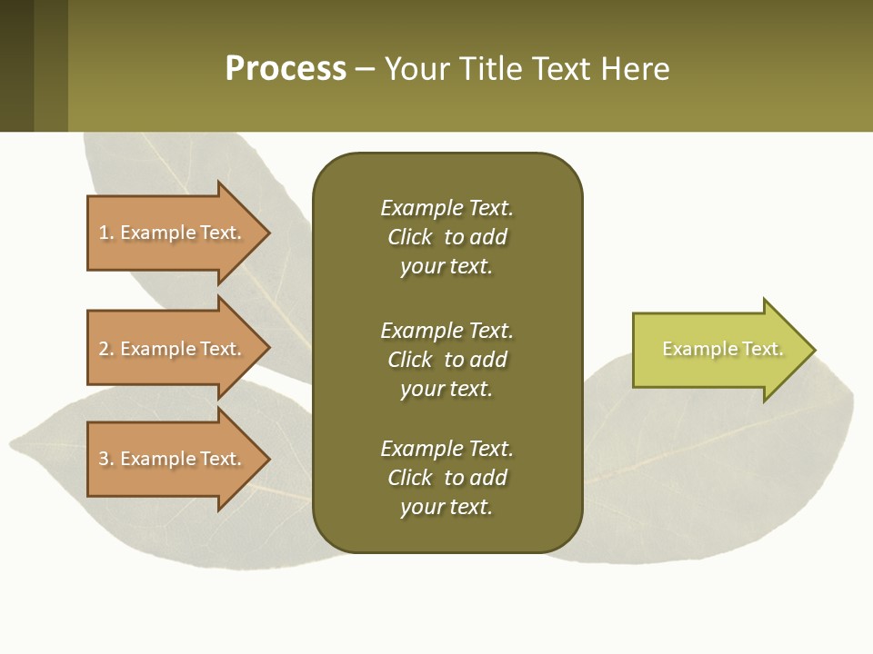 A Green Leaf Powerpoint Presentation Is Shown PowerPoint Template