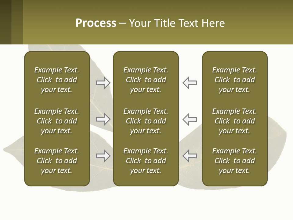 A Green Leaf Powerpoint Presentation Is Shown PowerPoint Template