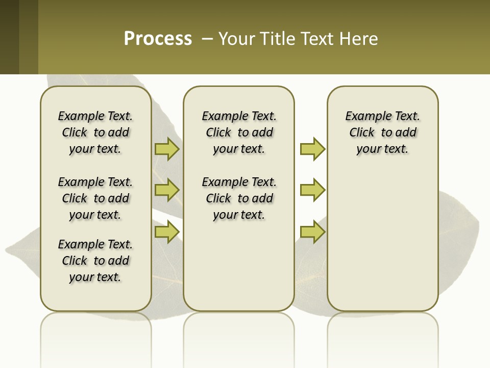 A Green Leaf Powerpoint Presentation Is Shown PowerPoint Template