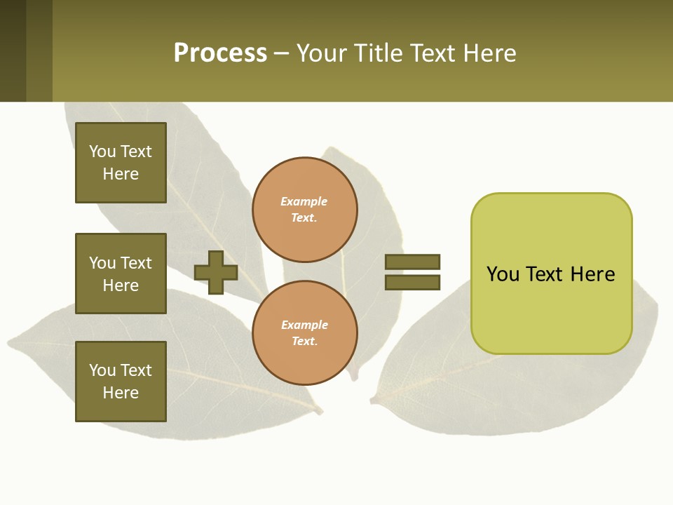 A Green Leaf Powerpoint Presentation Is Shown PowerPoint Template