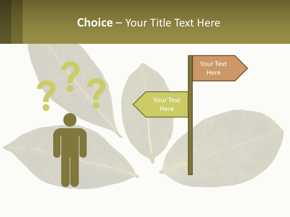 A Green Leaf Powerpoint Presentation Is Shown PowerPoint Template