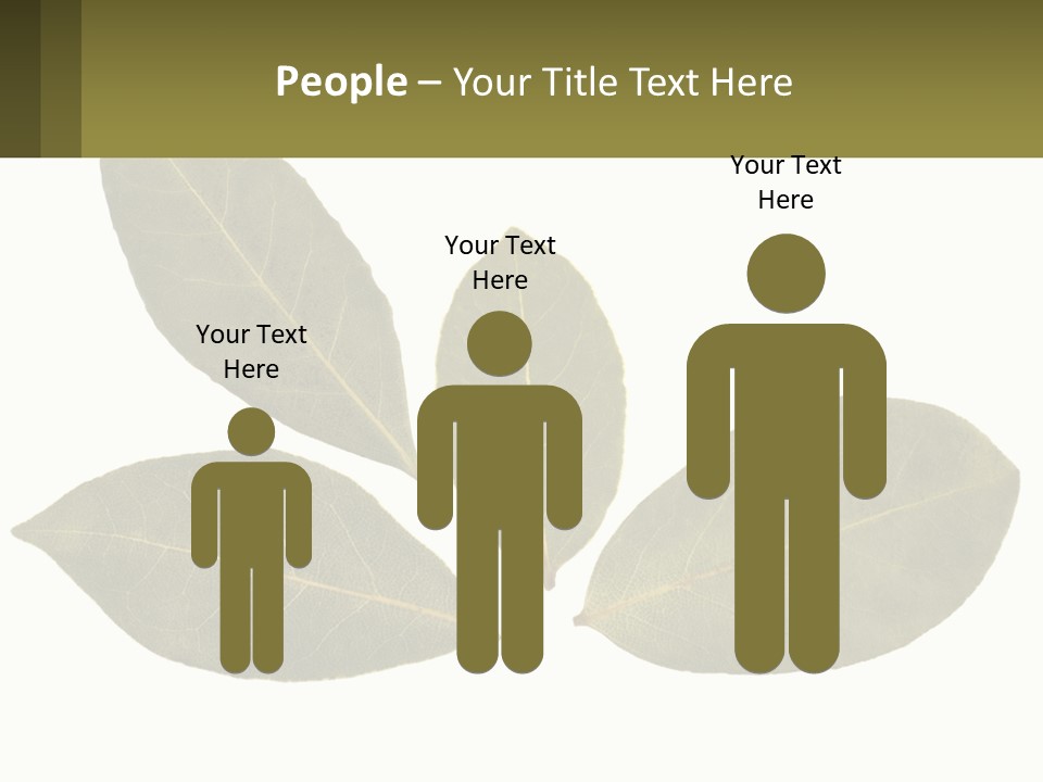 A Green Leaf Powerpoint Presentation Is Shown PowerPoint Template