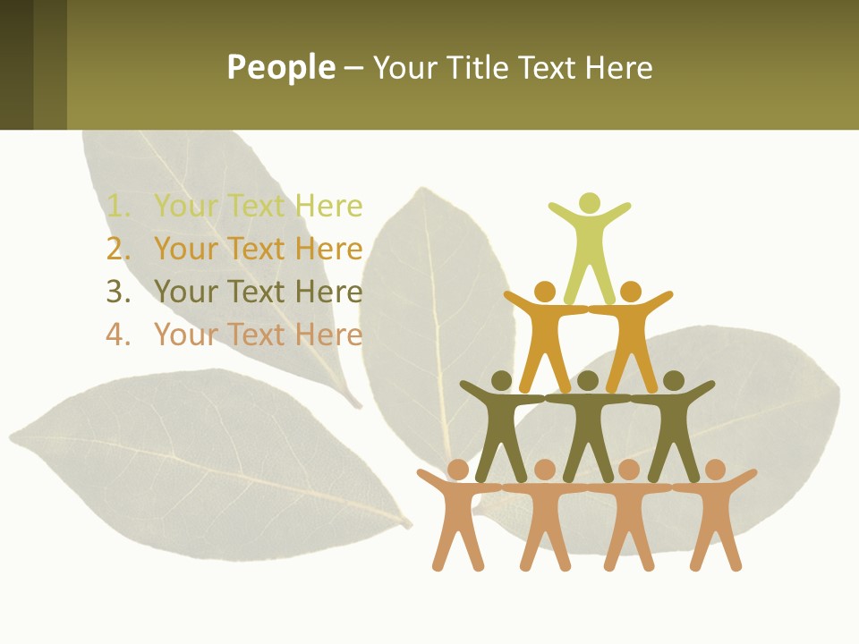 A Green Leaf Powerpoint Presentation Is Shown PowerPoint Template