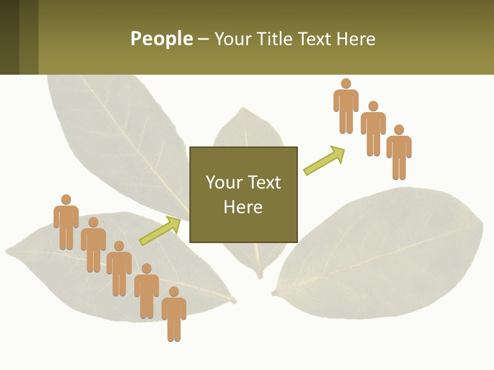 A Green Leaf Powerpoint Presentation Is Shown PowerPoint Template