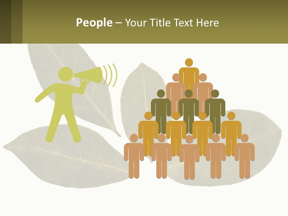 A Green Leaf Powerpoint Presentation Is Shown PowerPoint Template