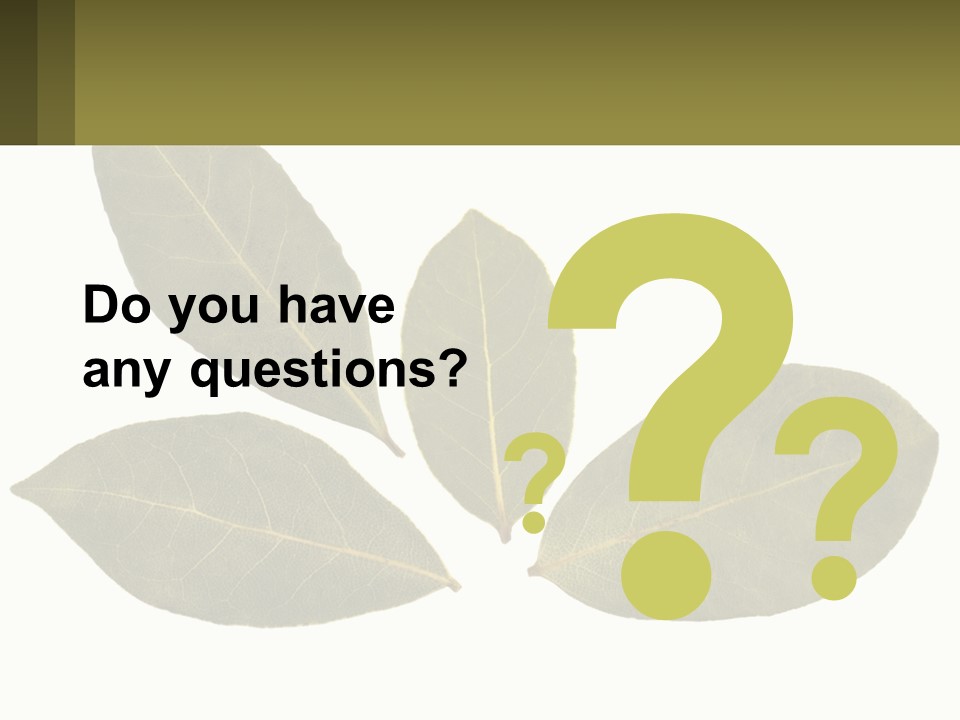 A Green Leaf Powerpoint Presentation Is Shown PowerPoint Template