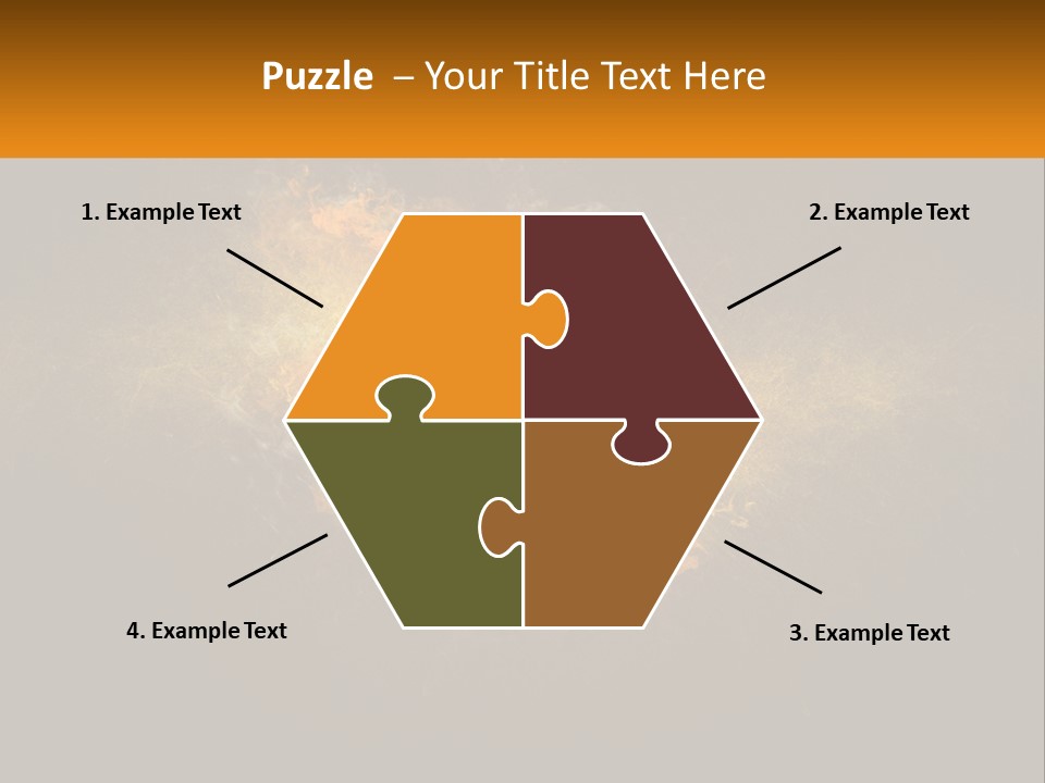 A Soccer Ball On Fire With A Black Background PowerPoint Template