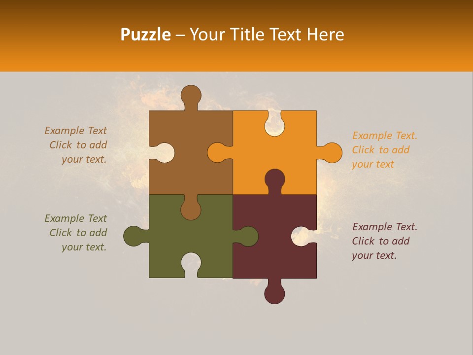 A Soccer Ball On Fire With A Black Background PowerPoint Template