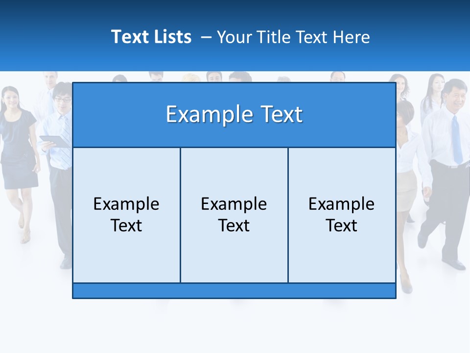 A Group Of Business People Walking Down A Street PowerPoint Template