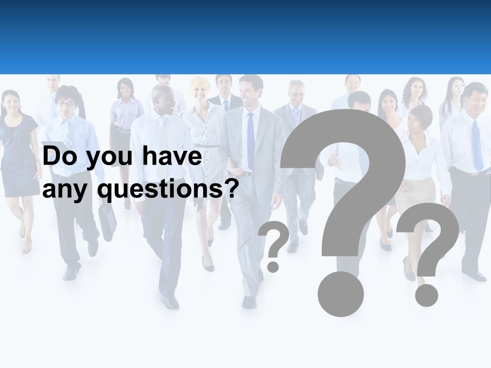 A Group Of Business People Walking Down A Street PowerPoint Template