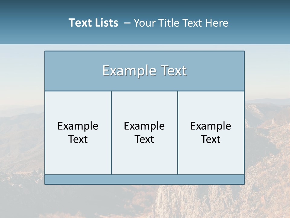 A Man Standing On Top Of A Rock On Top Of A Mountain PowerPoint Template