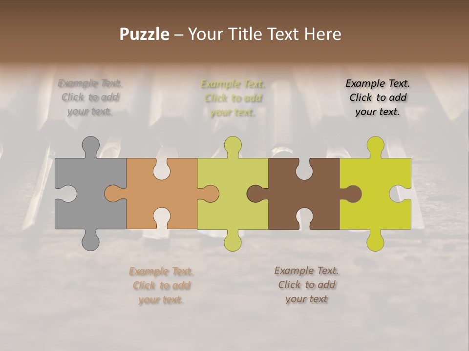 A Bunch Of Tools Sitting On Top Of A Wooden Table PowerPoint Template