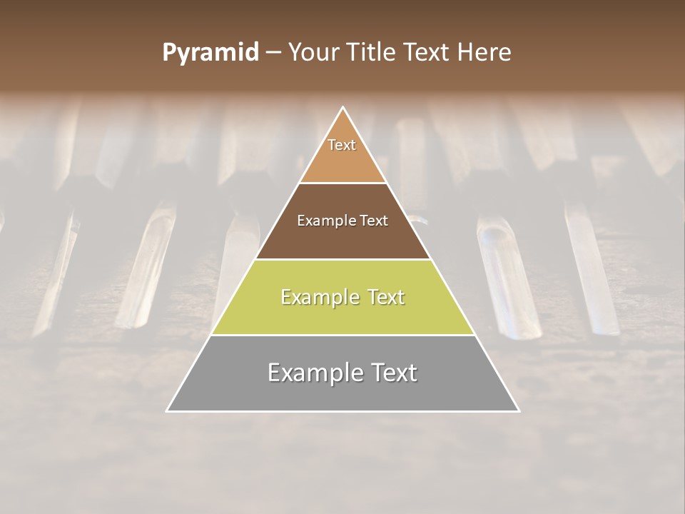 A Bunch Of Tools Sitting On Top Of A Wooden Table PowerPoint Template