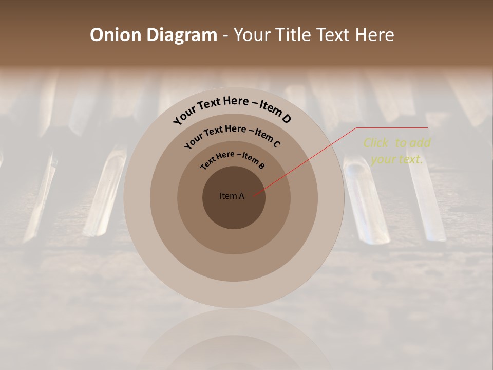 A Bunch Of Tools Sitting On Top Of A Wooden Table PowerPoint Template