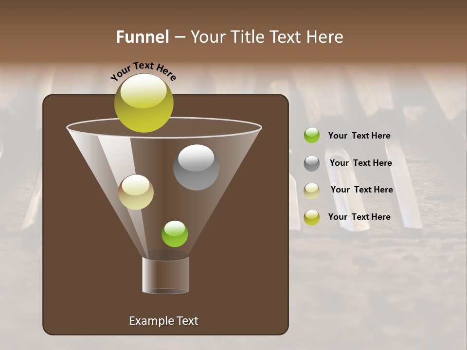 A Bunch Of Tools Sitting On Top Of A Wooden Table PowerPoint Template