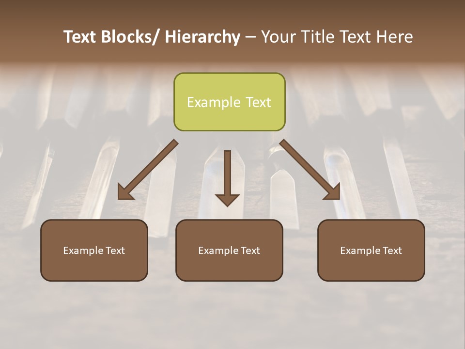 A Bunch Of Tools Sitting On Top Of A Wooden Table PowerPoint Template