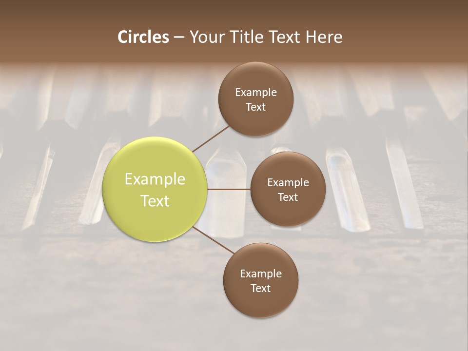 A Bunch Of Tools Sitting On Top Of A Wooden Table PowerPoint Template
